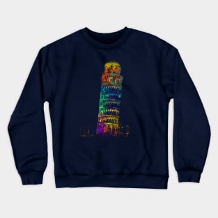 Leaning Tower of Pisa Crewneck Sweatshirt